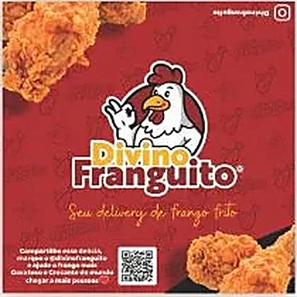 Caixa quadrada personalizada do Divino Franguito