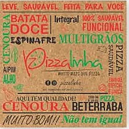 Caixa quadrada personalizada da Pizzalinha